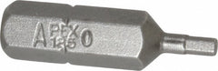 APEX Apex 185-0X Hex Insert Bit 1/4 Drive 5/64 Hex 1 Inch Oal