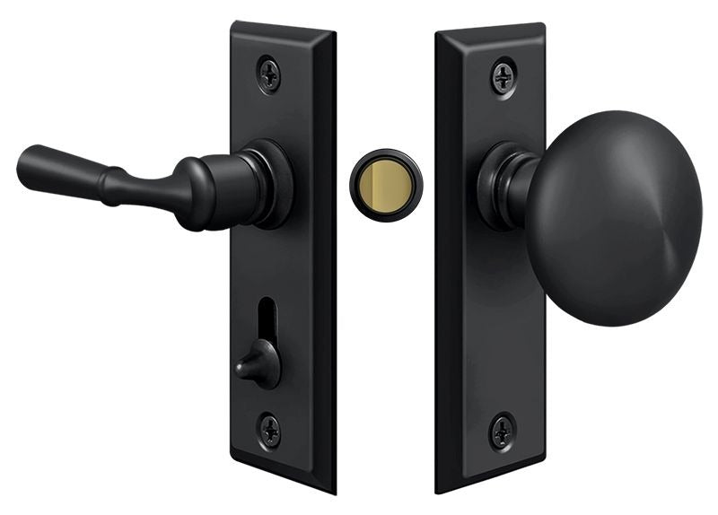 DELTANA Deltana SDLS480U19 Storm Door Latch Tubular Lock Black