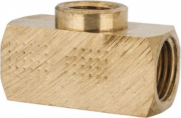 PARKER Parker 252IFHD-5-2 Brass Inverted Female Branch Tee