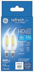 GE G E Lighting 31517 4W Led Blunt Tip Daylight Bulb 2 Pack