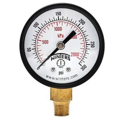 WINTERS INSTRUMENTS Winters Instruments PEM217 Dual Scale Economy Pressure Gauge 0-300 PSI (2-1/2 inches Dial)