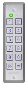 ROSSLARE Rosslare ayc-e65bg Pin Proximity Backlit Mullion Reader