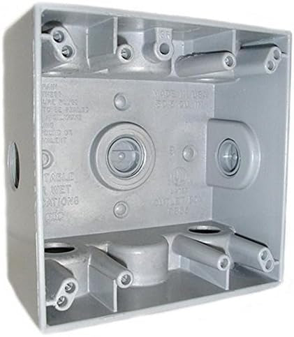 MULBERRY METAL PRODUCTS Mulberry Metal Products 30239 Weatherproof Box 30.5 cu-in (4.5 x 4.5 x 2 in)