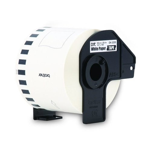 BROTHER Brother BRTDK2205 Continuous Length Paper Tape 2.4 in x 100 ft (1 Roll) DK2205