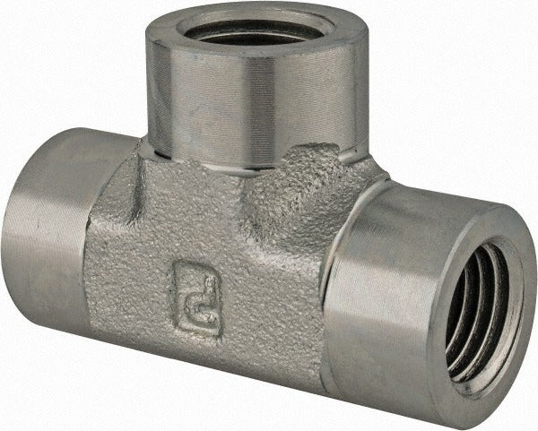 PARKER Parker 1/8 Mmo-s Female Tee 1/8 in Fnptf 5000 Psi