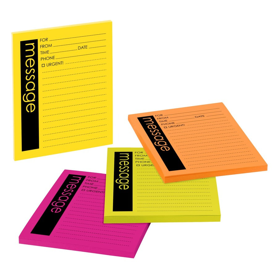 3M 3M MMM76794 Post-it Important Message Note 5 in x 4 in 50 Sheets 4 Pack