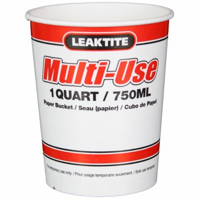 LEAKTITE Leaktite P01Q002T500 Paper Paint Pot 1 Qt 500 Pack