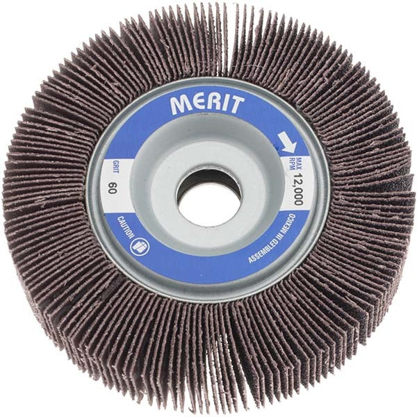 MERIT Merit Abrasives 08834122034 Flap Wheel 60 Grit 4x1 in