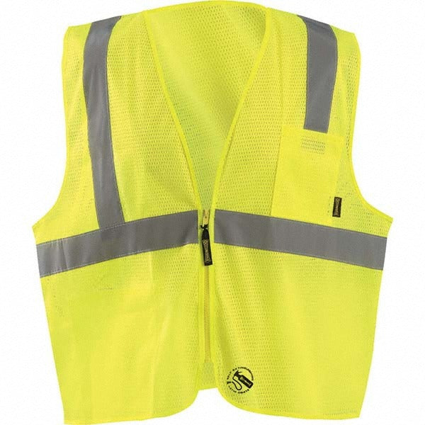 OCCUNOMIX Occunomix TSE-IMZ-YS Hi-vis Safety Vest Small Ansi Class 2