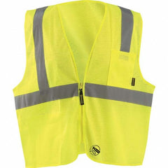 OCCUNOMIX Occunomix TSE-IMZ-YS Hi-vis Safety Vest Small Ansi Class 2