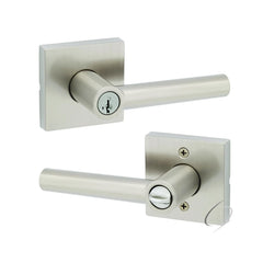 KWIKSET Kwikset 740MILSQT-15S Milan Lever Entry Lock Smartkey