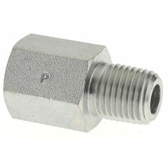 PARKER Parker PT-00036 Pipe Adapter 1/4 in Mnptf X Fnptf Steel 6000 Psi