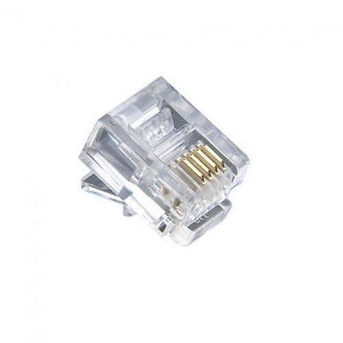PLATINUM TOOLS Platinum Tools 106120 RJ11 6P4C Round Solid Connector