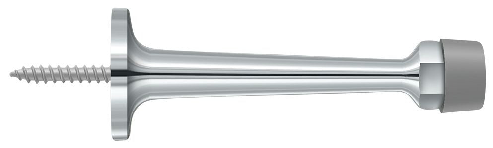 DELTANA Deltana BDS30U26 Baseboard Door Bumper Solid Brass Chrome