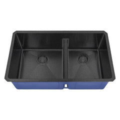 DAKOTA Dakota Plumbing Products DSM-6040LDGBK Undermount Kitchen Sink