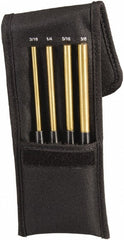 STARRETT Starrett SB248Z Pin Punch Set 4 Piece Round Shank