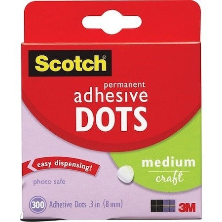 3M 3M MMM010300M Adhesive Dots 300 Count (010300M)
