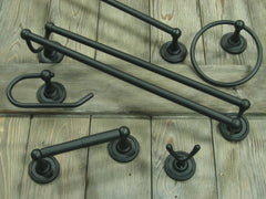 RUSTICWARE Rusticware 8203BLK Midtowne Robe Hook Black