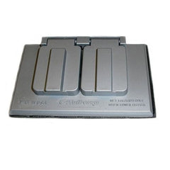 MULBERRY METAL PRODUCTS Mulberry Metal Products 30501 Self-Closing Weatherproof Electric Box Cover 1-Gang Horizontal
