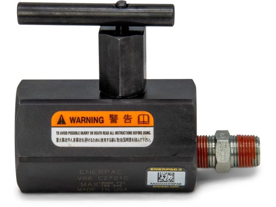 ENERPAC Enerpac v-66 Check Valve with Built-in Relief Valve