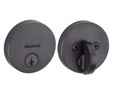 KWIKSET Kwikset 258RDT-11PS.STRKP Smartkey Deadbolt Venetian Bronze