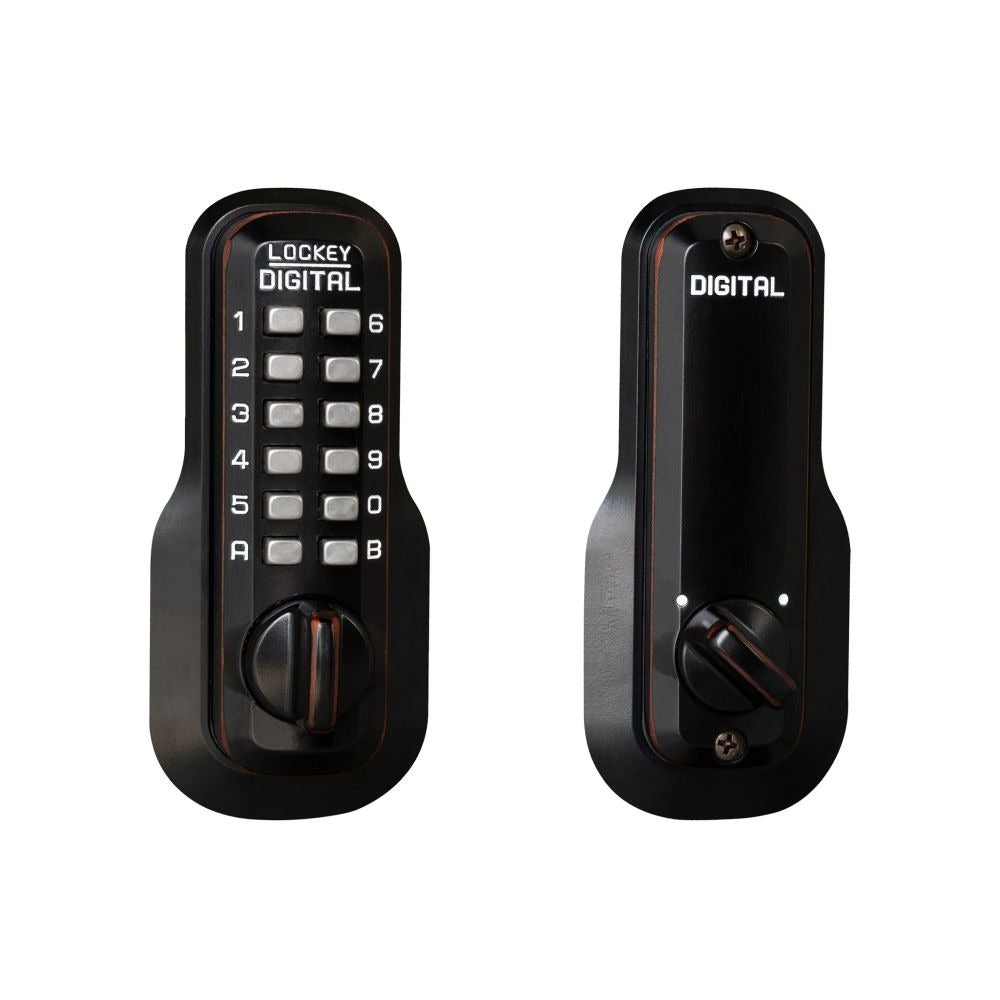 LOCKEY Lockey M210OIL Mechanical Keyless Deadbolt Oil Rubbed Bronze