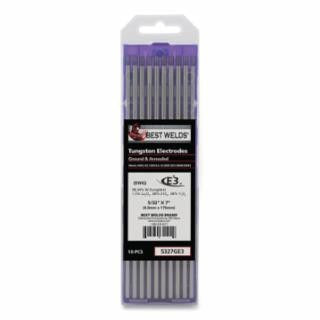BEST WELDS Best Welds 900-5327ge3 E3 Tungsten Electrode 5/32x7 in 10pk