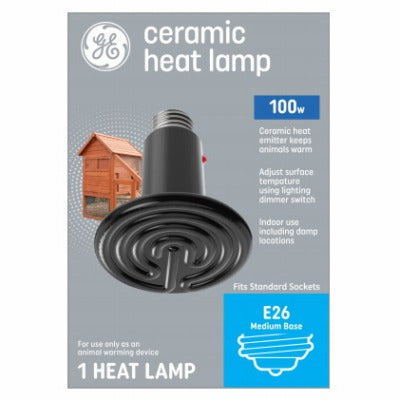 GE G E Lighting 93130228 Ceramic Heat Emitter Bulb 100W