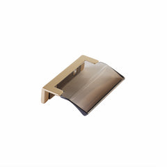 SCHAUB Schaub 323-SSB-SM Cabinet Edge Pull Positano Arch Satin Brass
