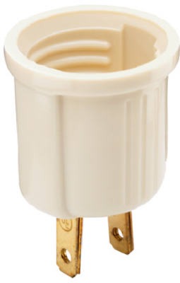 LEGRAND Pass Seymour 61ICC10 Edison Socket Adapter 125V 660W Ivory