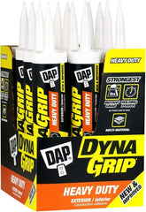 DAP Dap 7079827509 DynaGrip Heavy Duty Construction Adhesive 10 oz 12 Pack 7079827509