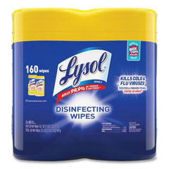 RECKITT Lysol RAC80296PK Disinfecting Wipes 80ct 2-pack