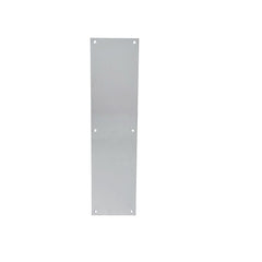 TRIMCO Trimco 10019630 Square Corner Push Plate Satin Stainless Steel