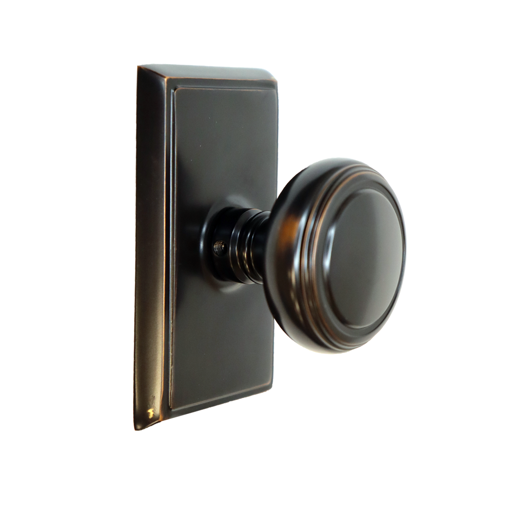 EMTEK Emtek 8121NWUS10B Norwich Knob Passage Set Oil Rubbed Bronze