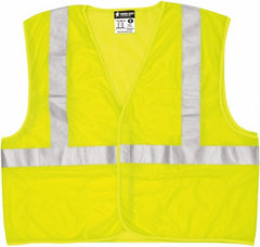 MCR SAFETY Mcr Safety VCL2MLFRL High Visibility Vest Large Class 2
