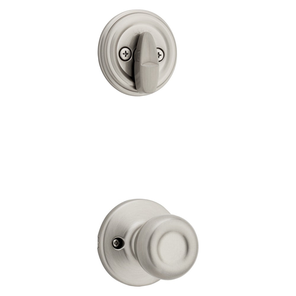 KWIKSET Kwikset 966T-15.UNIV Tylo Knob Handleset Trim Satin Nickel