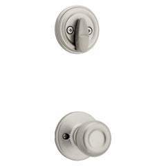 KWIKSET Kwikset 966T-15.UNIV Tylo Knob Handleset Trim Satin Nickel