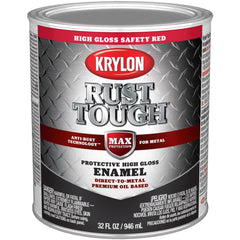 KRYLON Krylon K09712008 Brush-on Anti-rust Paint 1 Qt Safety Red