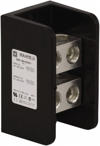 SCHNEIDER ELECTRIC Square D 9080LBA1652021 Power Distribution Block