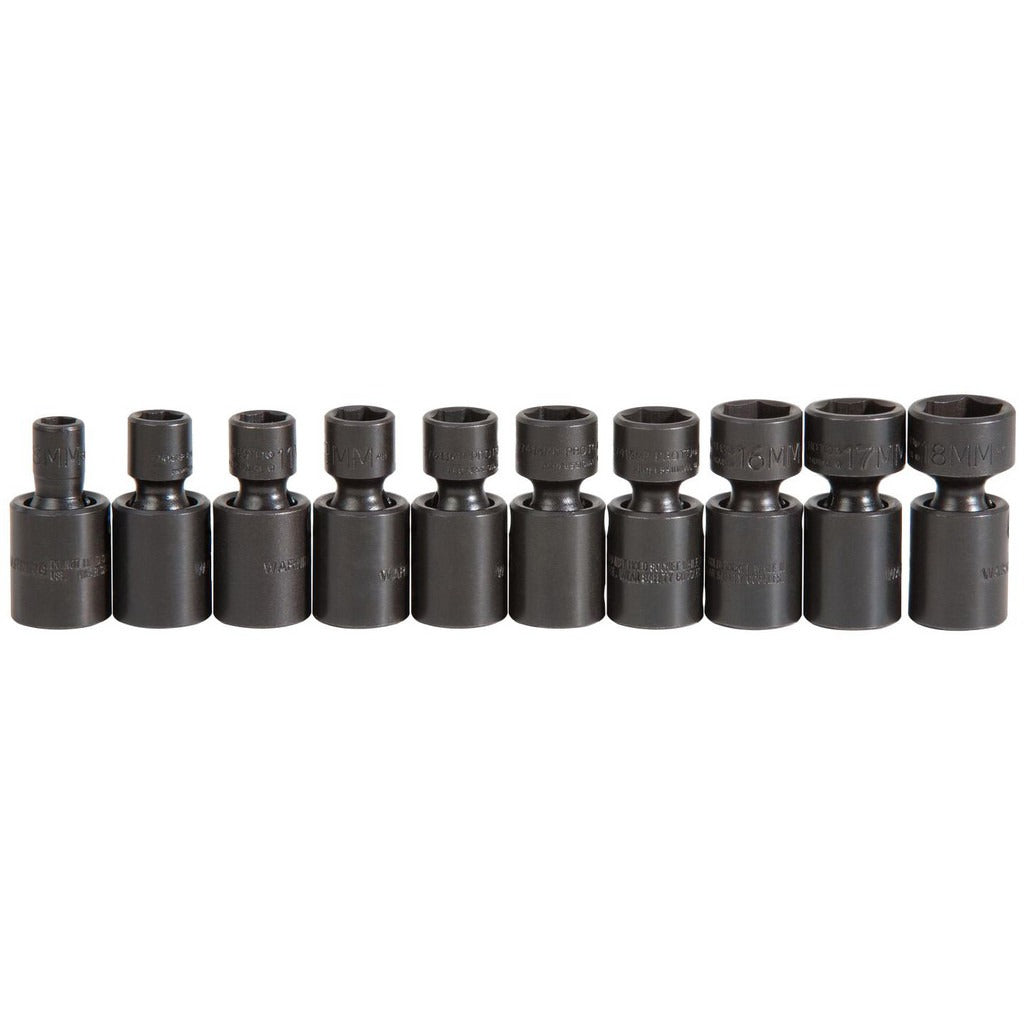 PROTO Proto J72133M Impact Socket Set 10pc 3/8 in Drive Metric