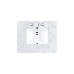 James Martin Vanities 090-S30-CAR-SNK 30 SGL 3 CM TOP