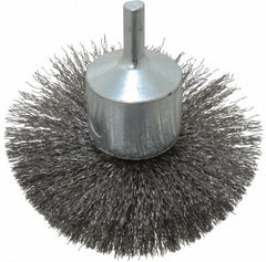 WEILER Weiler 90304 End Brush 3in Steel Crimped Wire 16000 Rpm