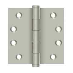 DELTANA Deltana DSB415 Square Hinge 4x4 Inches Satin Nickel