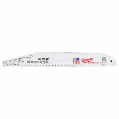 MILWAUKEE Milwaukee 48-01-2706 9in 8 Tpi Demolition Reciprocating Blade 25pk