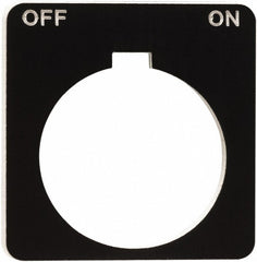SCHNEIDER ELECTRIC Schneider Electric 9001KN244BP Legend Plate Off-on