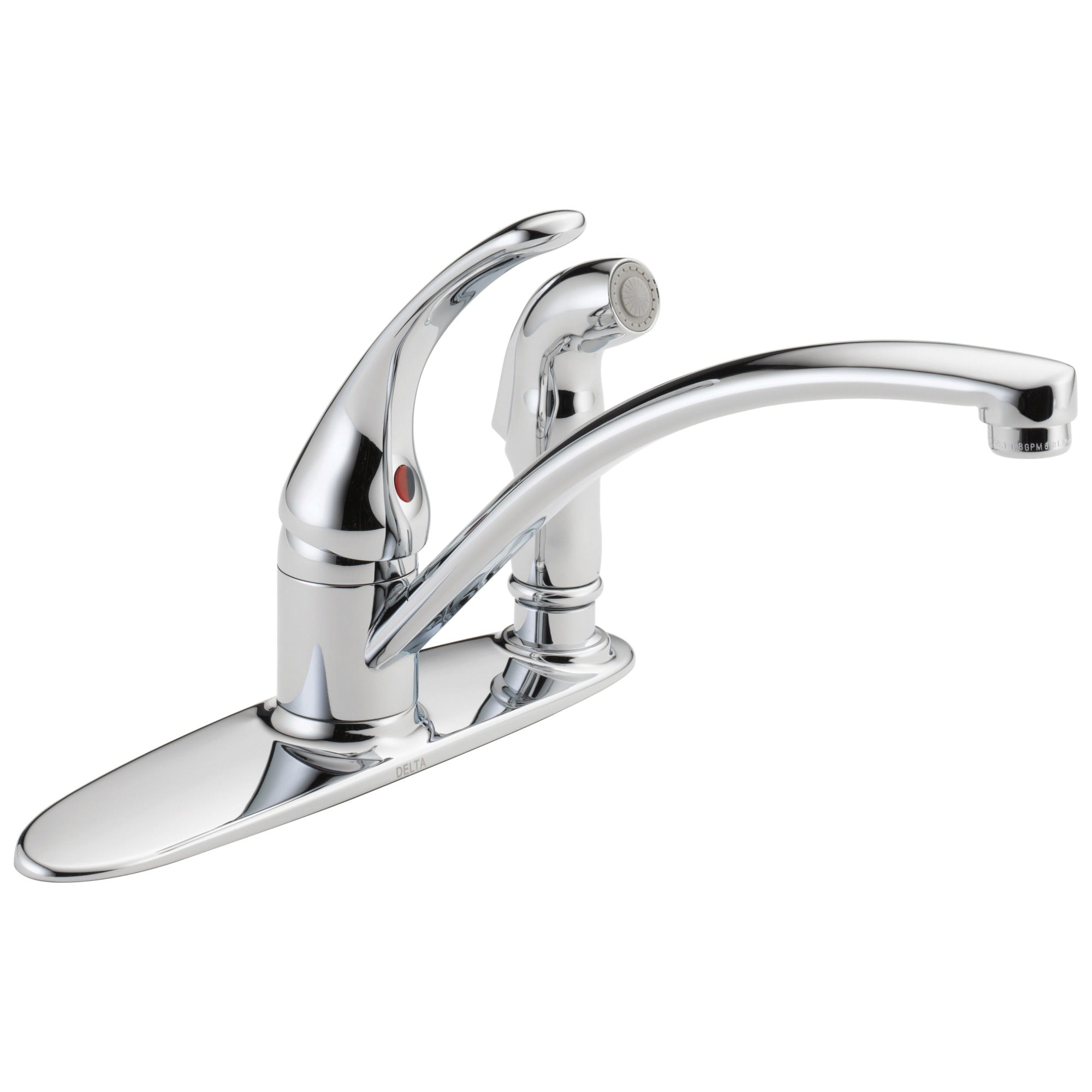 DELTA FAUCET Delta Faucet B3310LF Kitchen Faucet 1.8 Gpm Polished Chrome