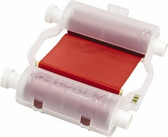 BRADY Brady 118089 Red Resin Printer Ribbon 4.33in 200ft