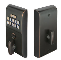 EMTEK Emtek E1020US10B Electronic Keypad Deadbolt Oil Rubbed Bronze