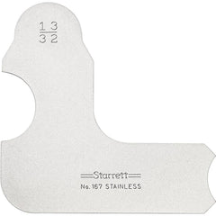 STARRETT Starrett 50642 Radius Gage 13/32 Inch Convex Concave