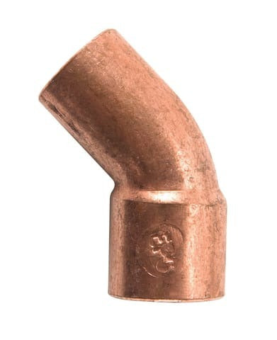 NIBCO Nibco W01400D 1/2 in. 45 deg copper street elbow (1/8 bend)
